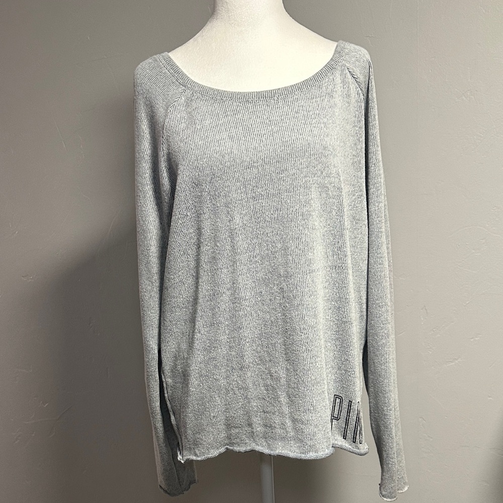 PINK Victoria's Secret Gray Sweater